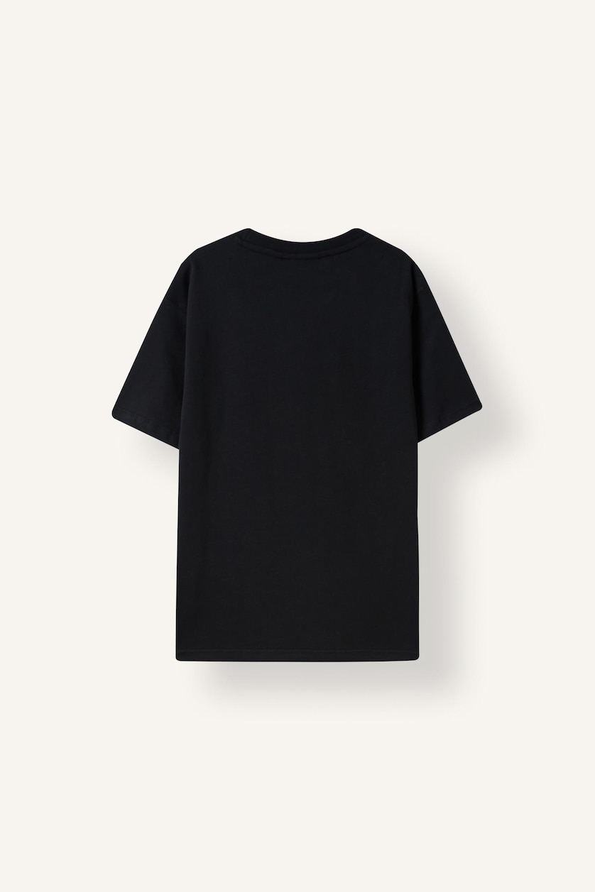 Young Boys - Teen Boys Black Regular Fit Short Sleeve T-Shirt