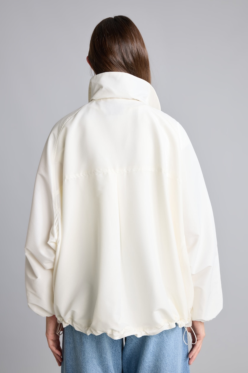 WOMAN Ecru Puffer Jacket