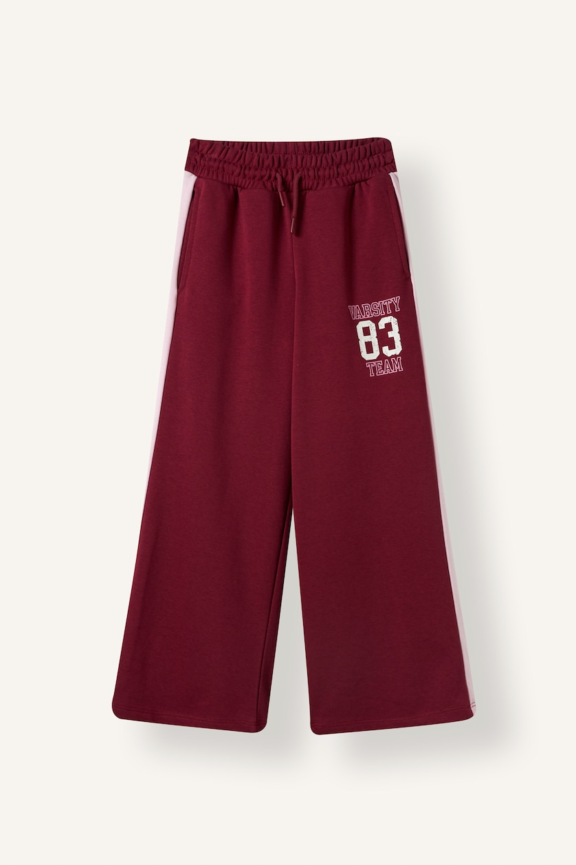 Young Girls - Teen Girls Bordeaux Woman Wide Leg Trousers