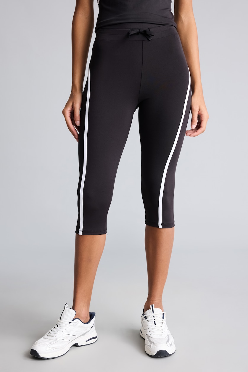 Woman Black High Waist Leggings
