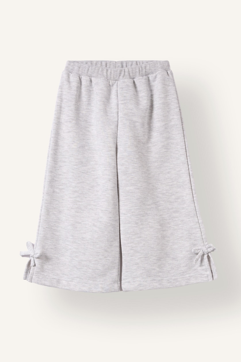 Kız Bebek Ekru 2'li Takım Sweatshirt Eşofman Altı Kız Bebek