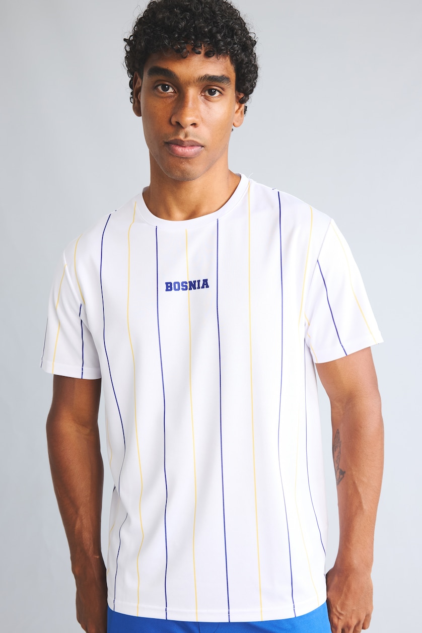 Men White Standard Fit Short Sleeve T-Shirt