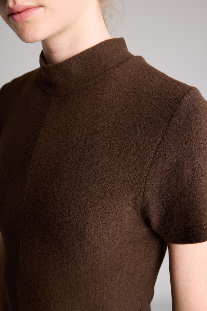 Women Brown Midi Dress