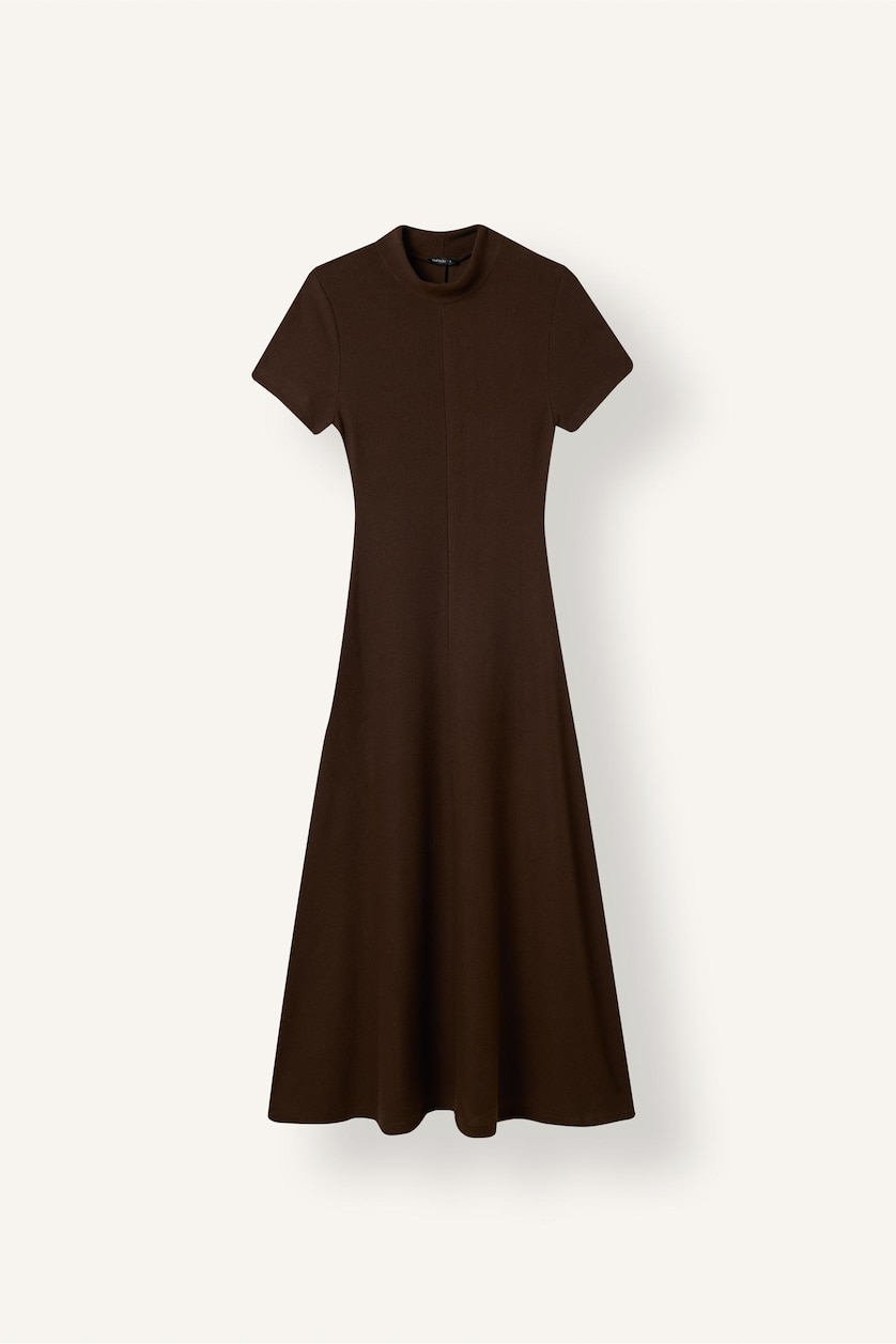 Women Brown Midi Dress