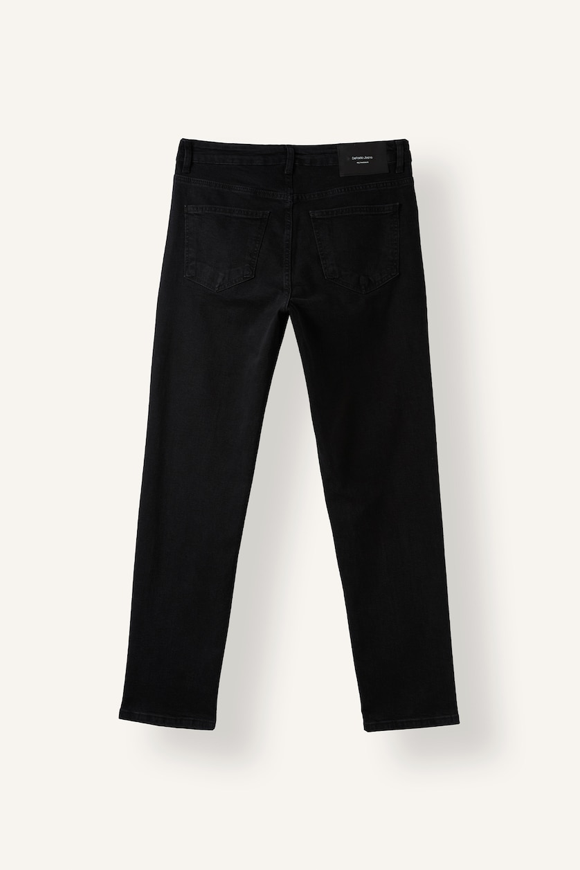 Erkek Siyah Pedro Slim Fit Jean Pantolon