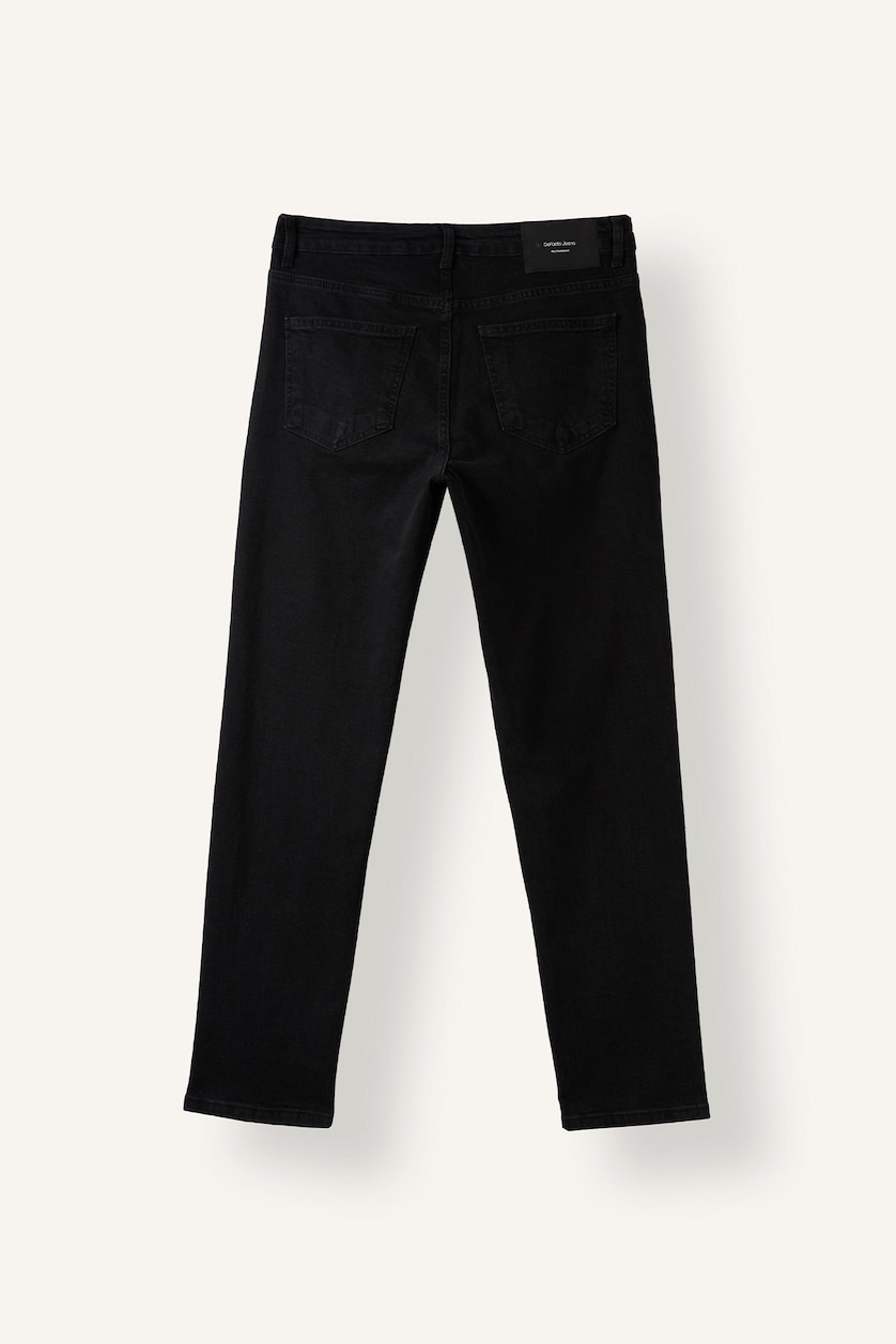 Man Black Pedro Slim Fit Trousers