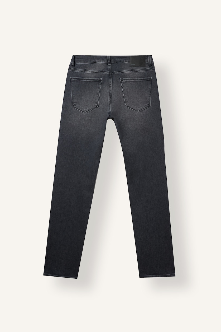 Men Grey Normal Waist Sergio Regular Fit Trousers