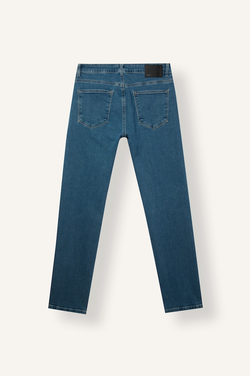 Men Light Blue Normal Waist Sergio Regular Fit Trousers
