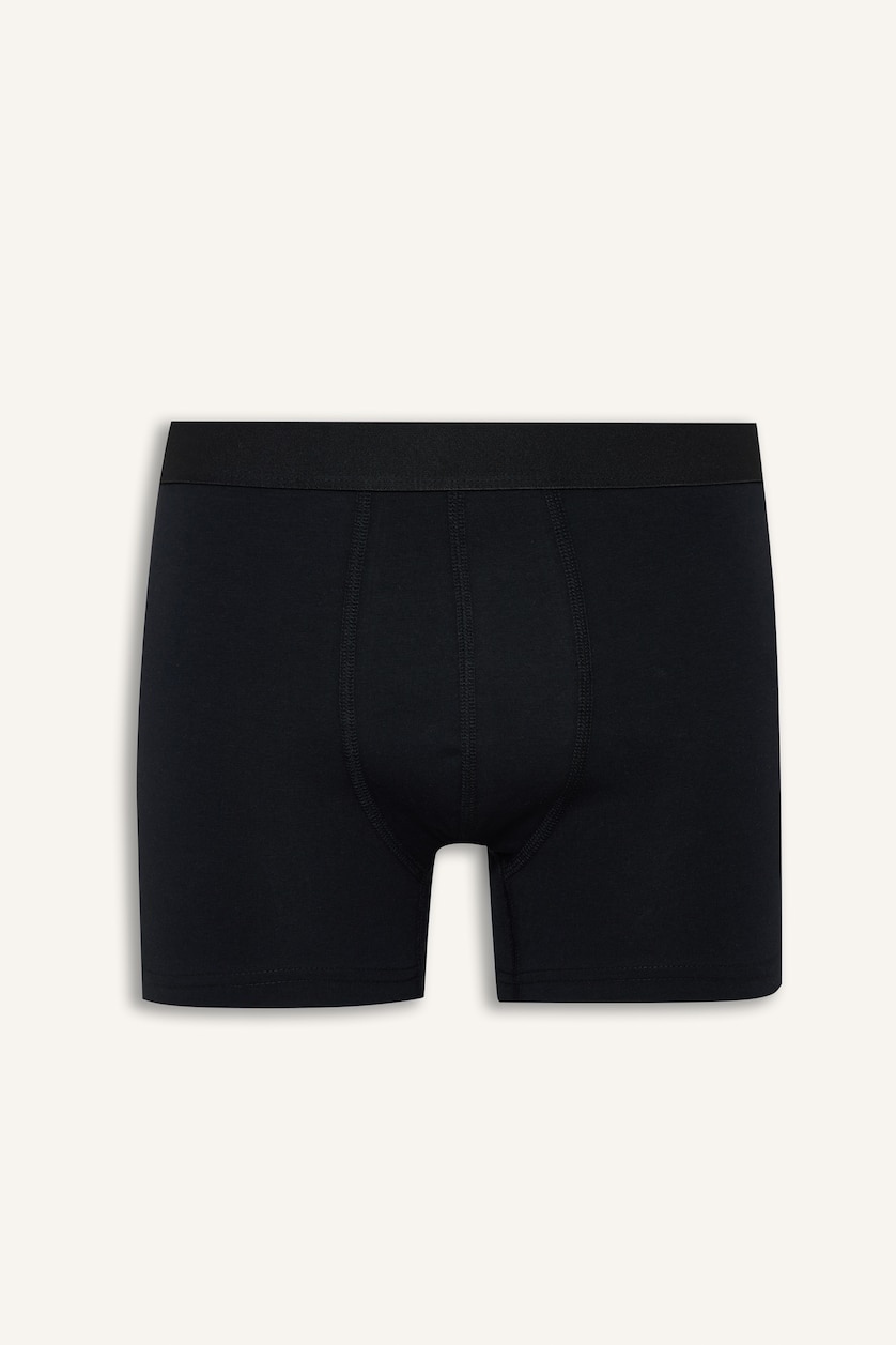 MAN Black Regular Fit 2-Pack Ethnic Print Cotton Boxers