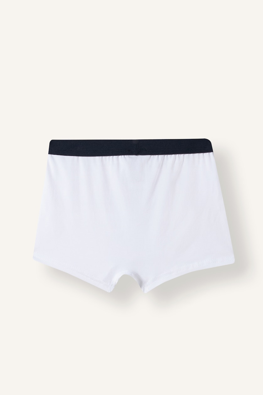 Erkek Çocuk - Genç Erkek Lacivert 3'lü Çizgili Boxer Erkek Çocuk