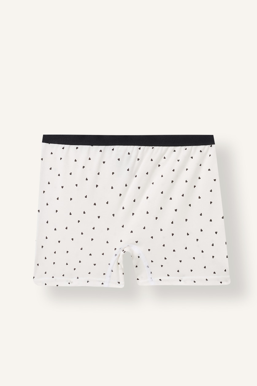 Young Girls - Teen Girls White Girl 2 piece Printed Boxer