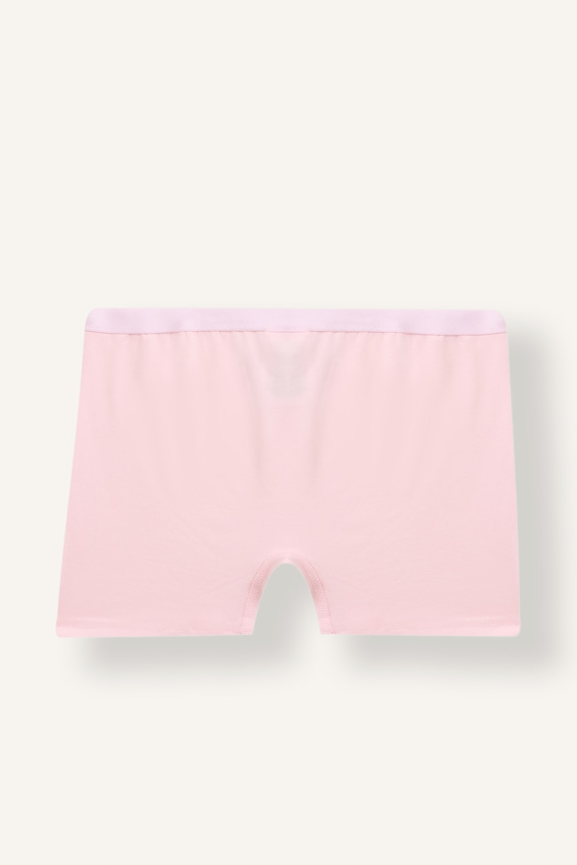 Kız Çocuk - Genç Kız Pembe Çizgili 2'li Boxer Kız Çocuk