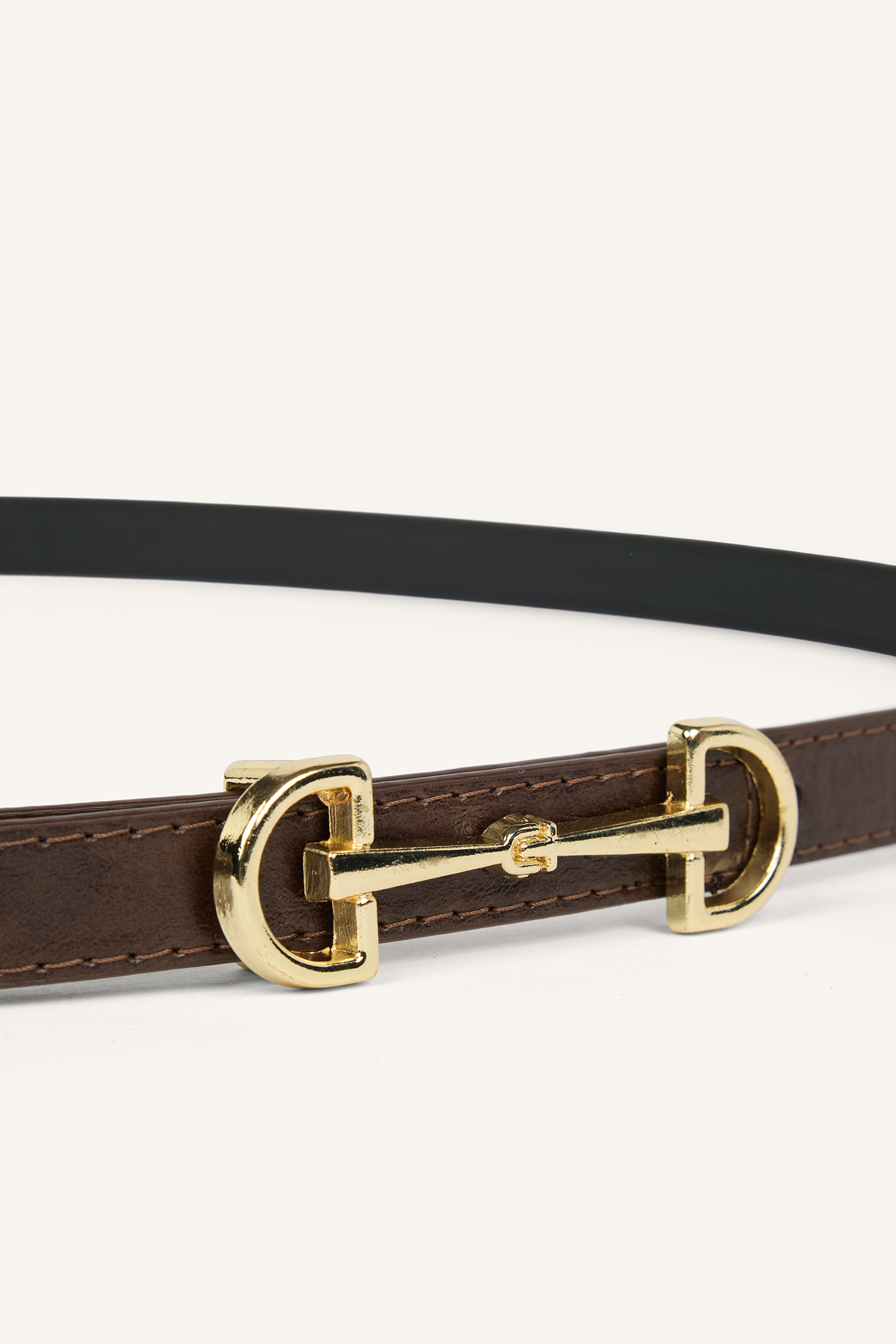 Women Dark Brown Woman Dress Belt