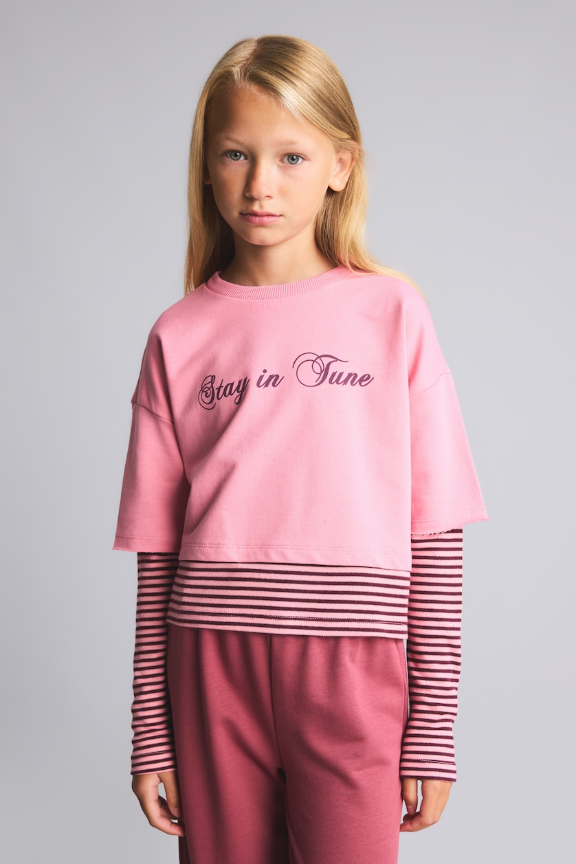 Young Girls - Teen Girls Pink 2 piece Regular Fit Set
