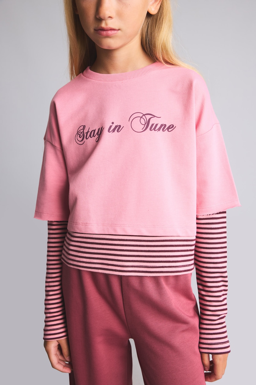Young Girls - Teen Girls Pink 2 piece Regular Fit Set
