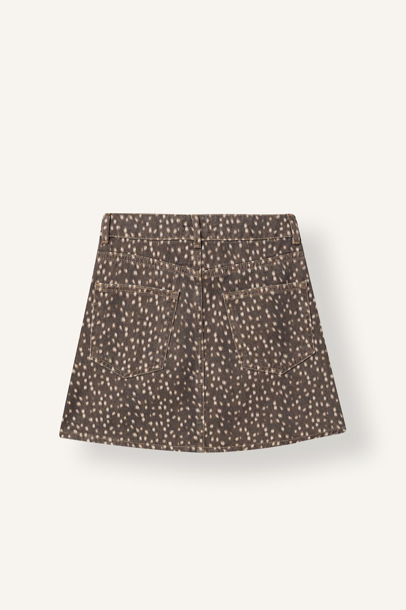 Woman Light Brown A Cut Mini