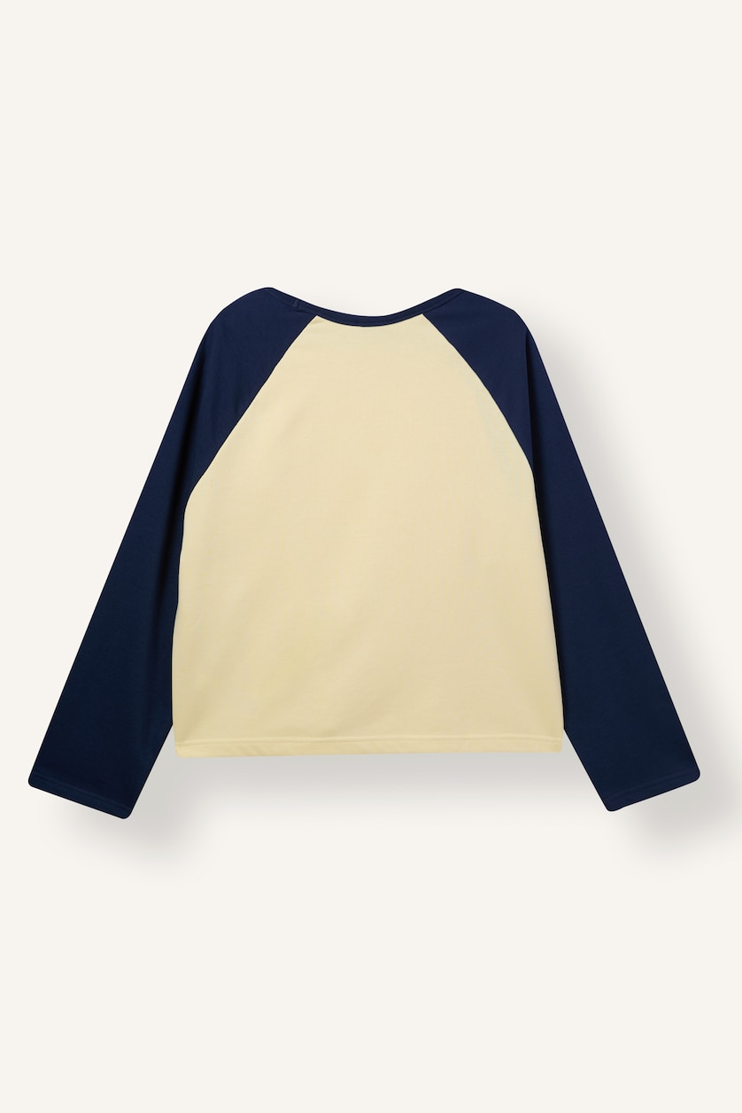 Women Light Yellow Loose Fit Long Sleeve T-Shirt