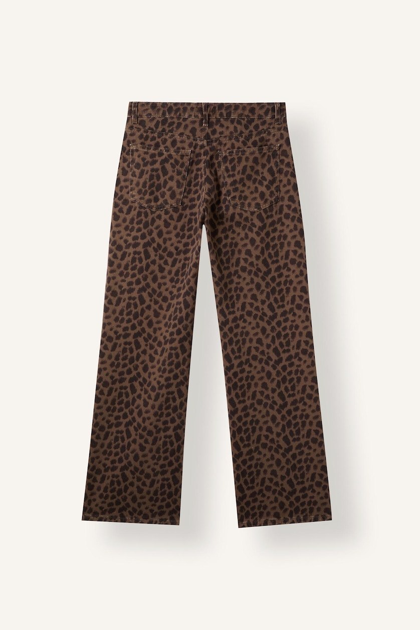 Women Brown Normal Waist Straight Fit Trousers