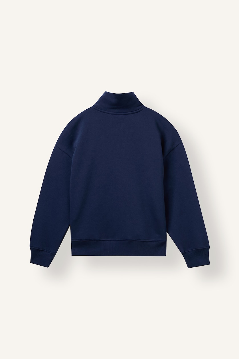 Young Girls - Teen Girls NAVY Woman Oversize Fit Slogan Sweatshirt
