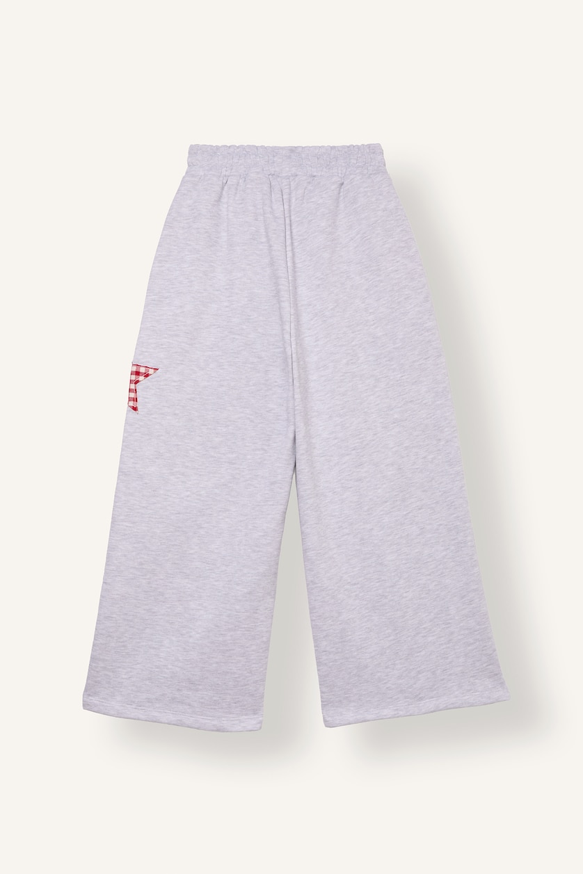 Young Girls - Teen Girls Light Grey Melange Balloon Fit Trousers