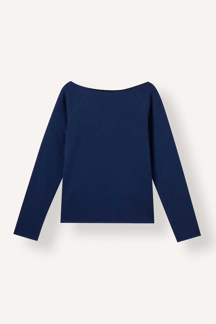 GIRLS & TEENS NAVY تيشيرت بولو بناتي بيزك كم طويل سليم فيت