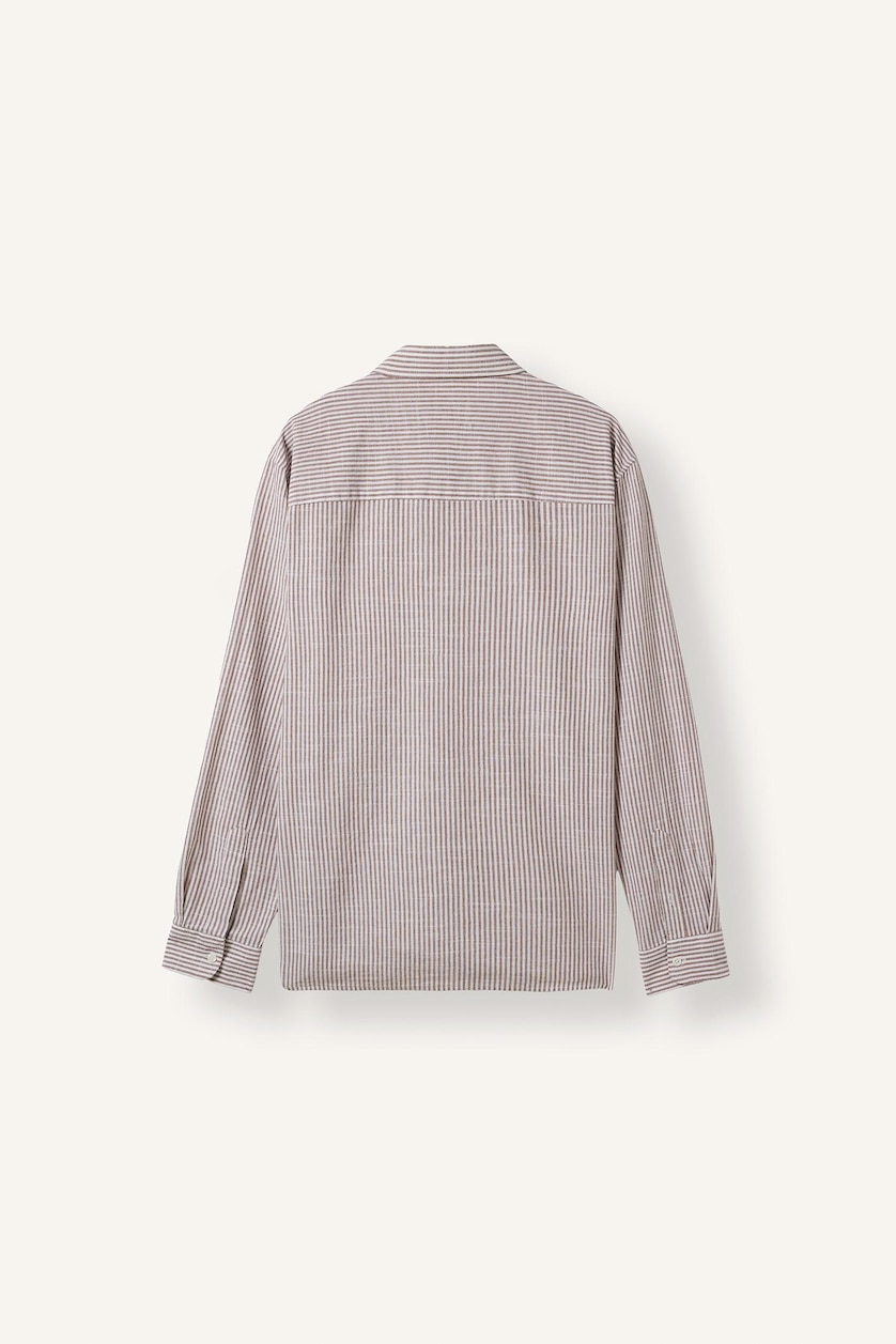 MAN Brown Regular Fit Cotton Long Sleeve Shirt