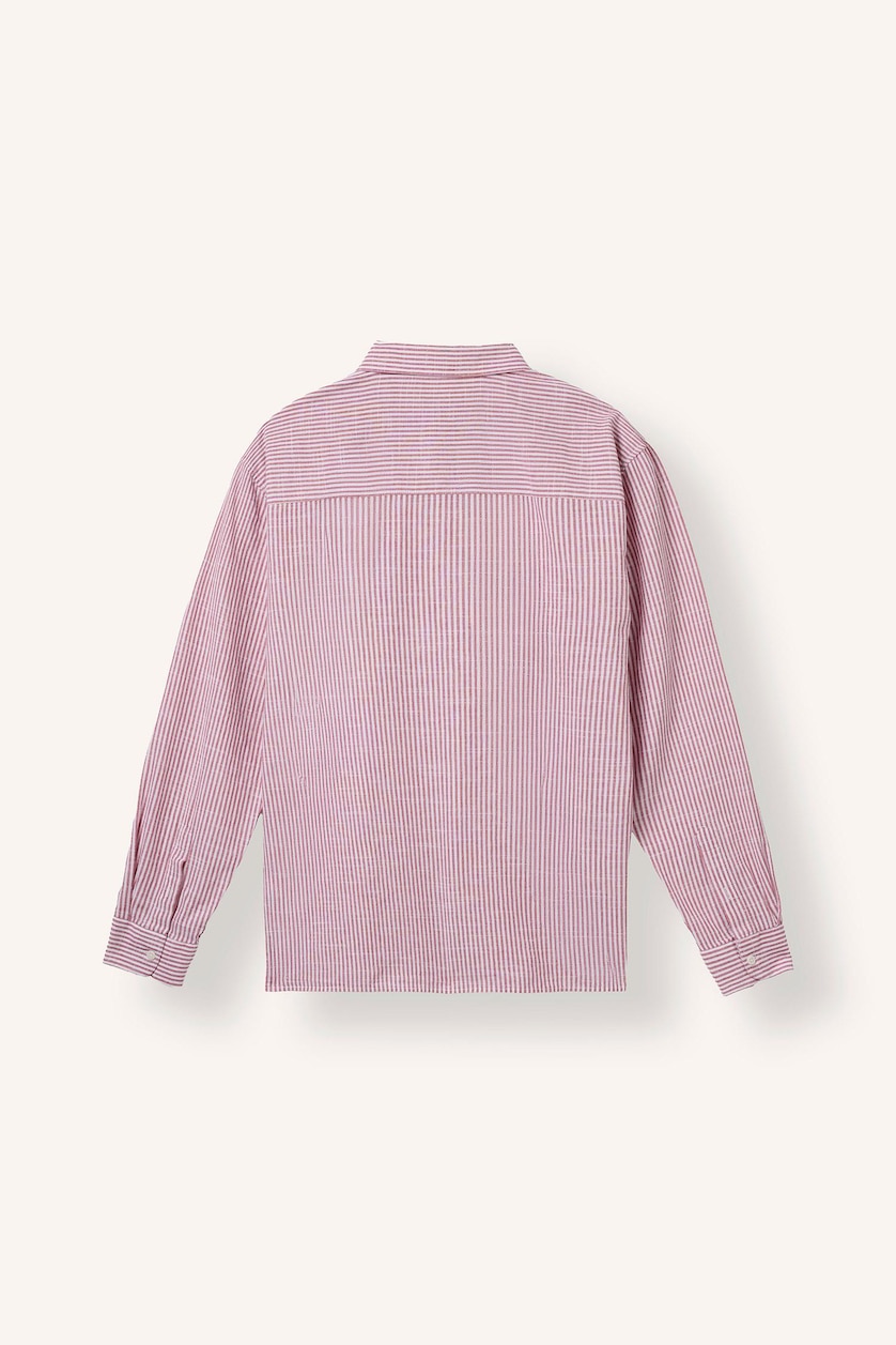 MAN Plum Regular Fit Cotton Long Sleeve Shirt