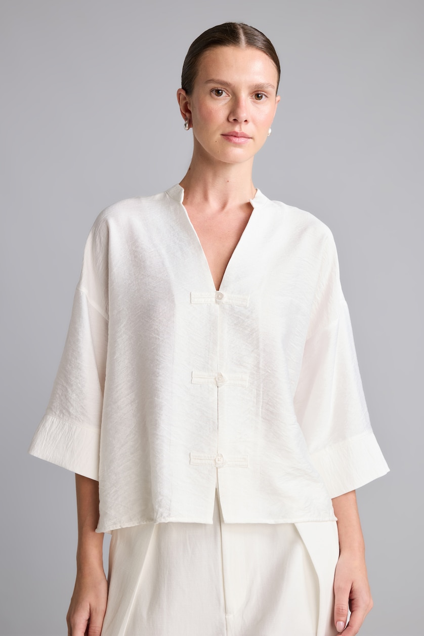 Woman White Oversize Fit