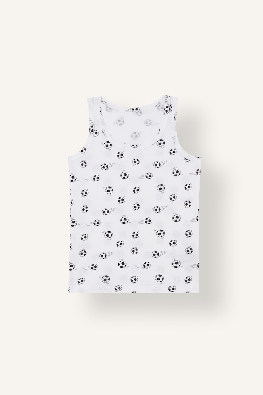 Young Boys - Teen Boys Light Blue Boy 2 piece Regular Fit Ribana Tank Top