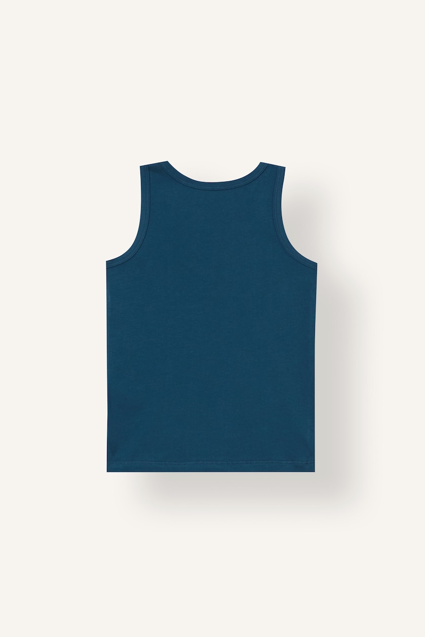 Young Boys - Teen Boys Light Blue Boy 2 piece Regular Fit Ribana Tank Top
