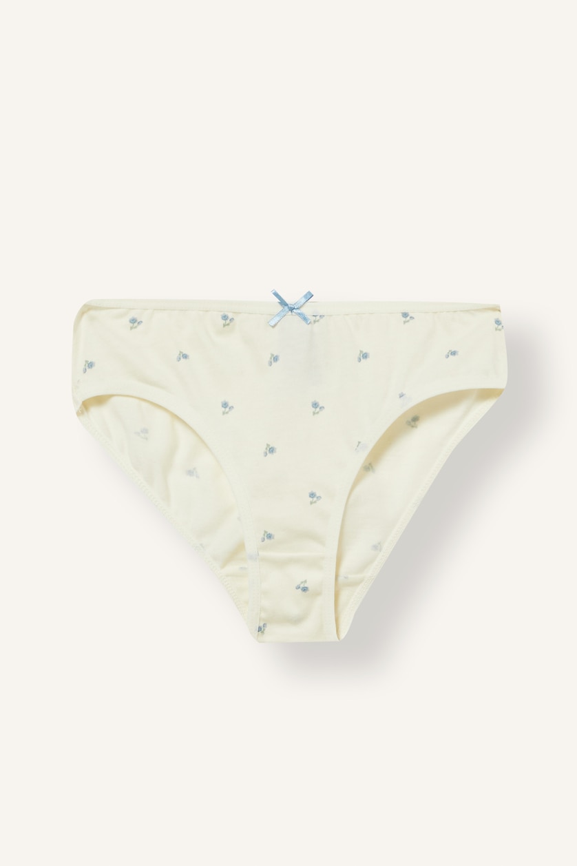 Young Girls - Teen Girls White Girl 3 piece Slip Panty