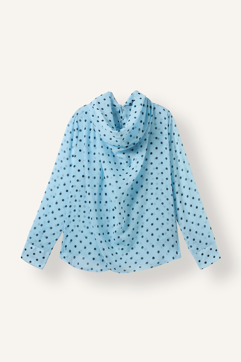 نساء أزرق فاتح Regular Fit Chiffon