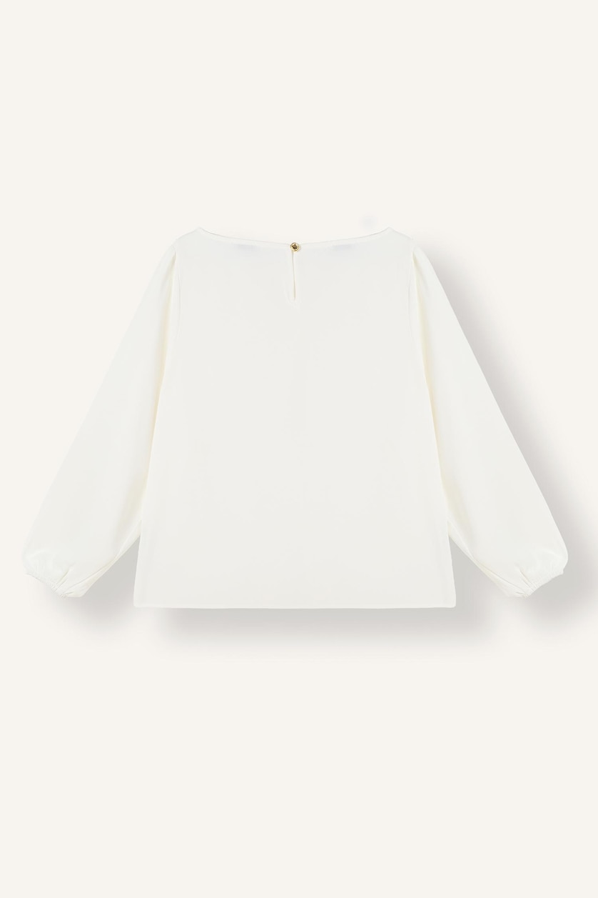 WOMAN White Oversize Fit Crepe