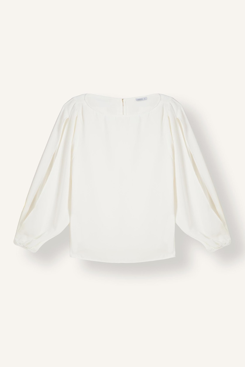 WOMAN White Oversize Fit Crepe
