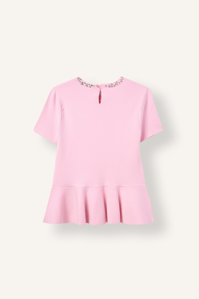 Women Light Pink Flare Pullover