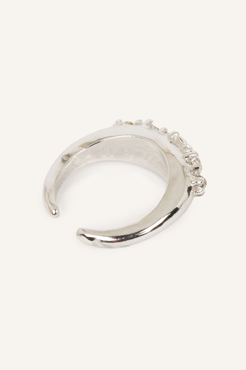 Kadın Gümüş Kristal Taşlı Kadın Yüzük