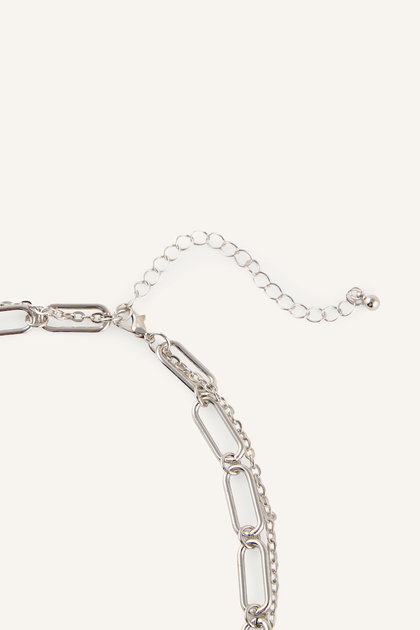 Women Gümüş 2 piece Necklace