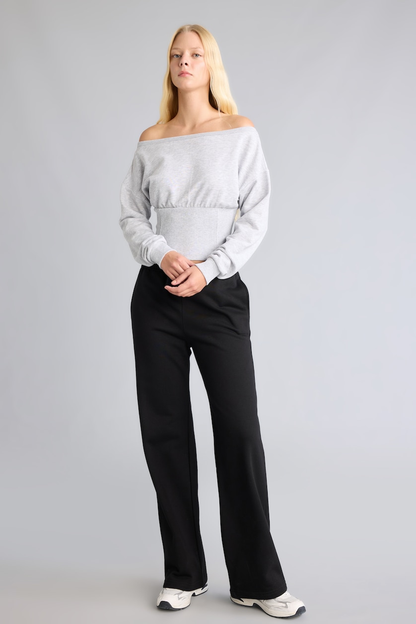 Women Black Straight Fit Trousers
