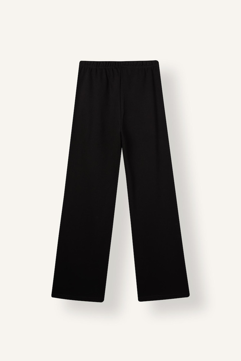 Women Black Straight Fit Trousers
