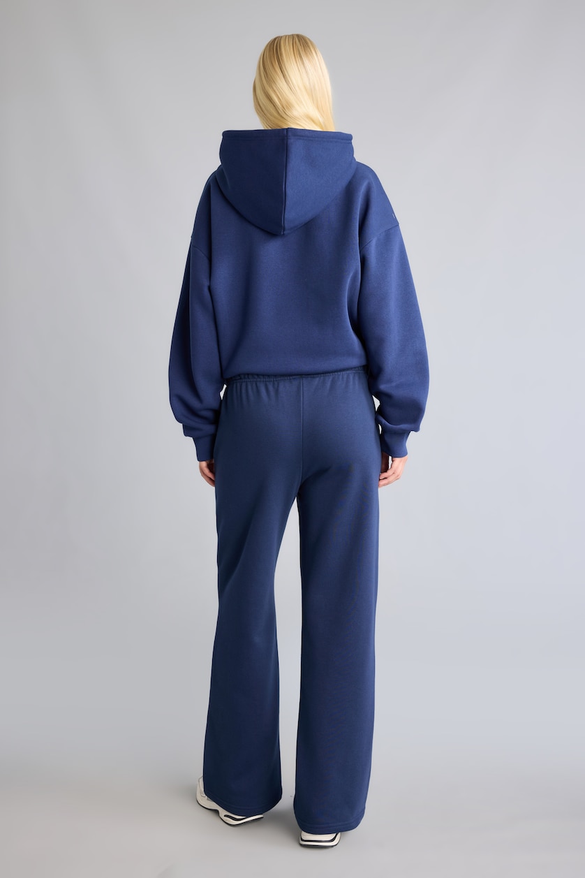 Women NAVY Straight Fit Trousers