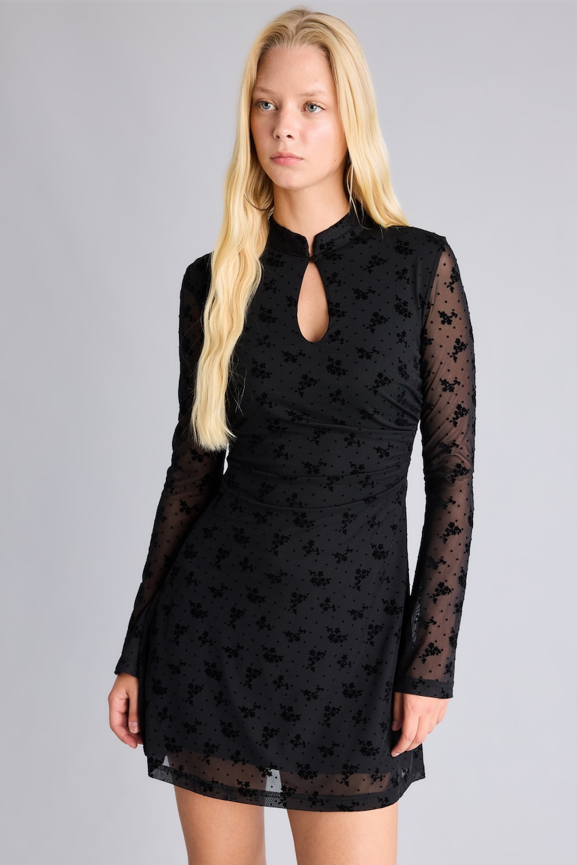 WOMAN Black Tulle Dress