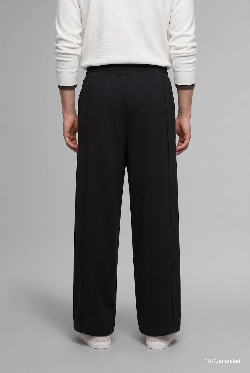 Man Black Trousers