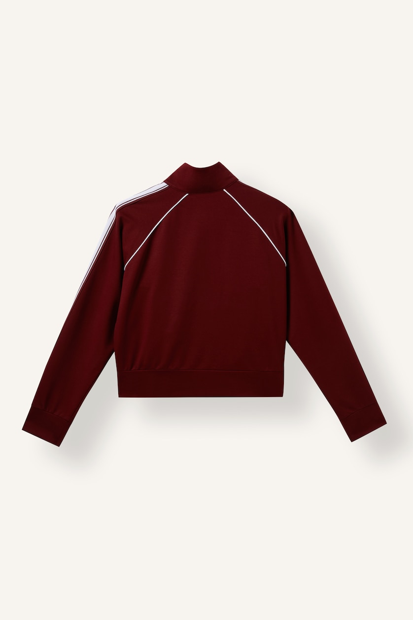 Women Bordeaux Standard Fit Cardigan