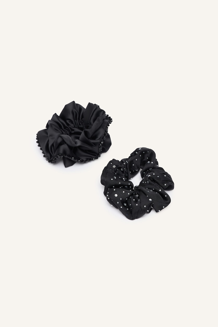 Women Black Woman 2 piece Hair Acc.