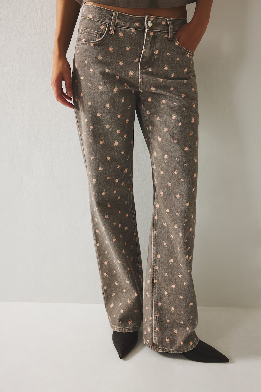 Women Light Brown Normal Waist Straight Fit Trousers