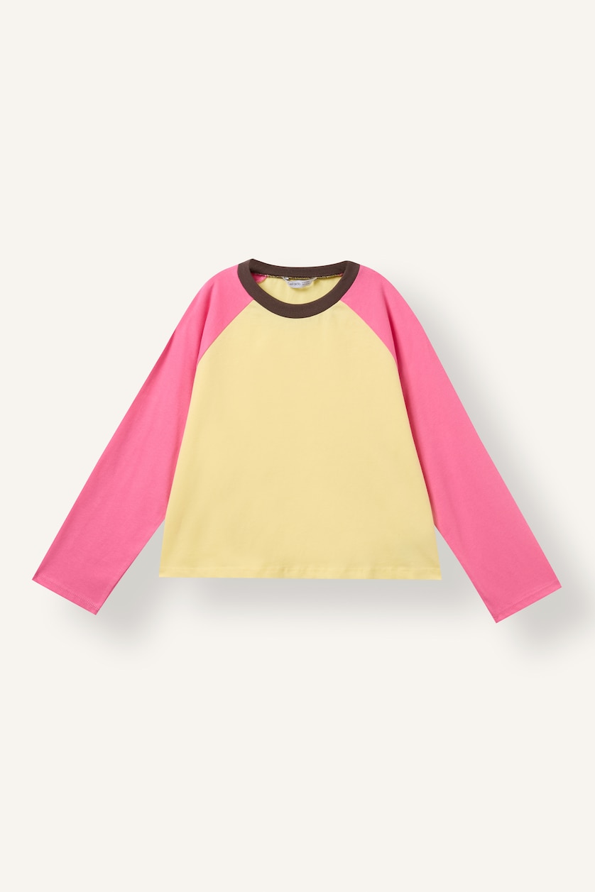 Young Girls - Teen Girls Yellow Unisex Long Sleeve T-Shirt