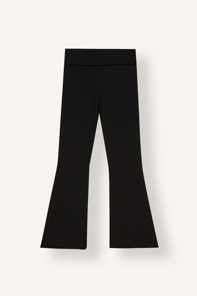 Young Girls - Teen Girls Black Girl Flare Long Length Leggings