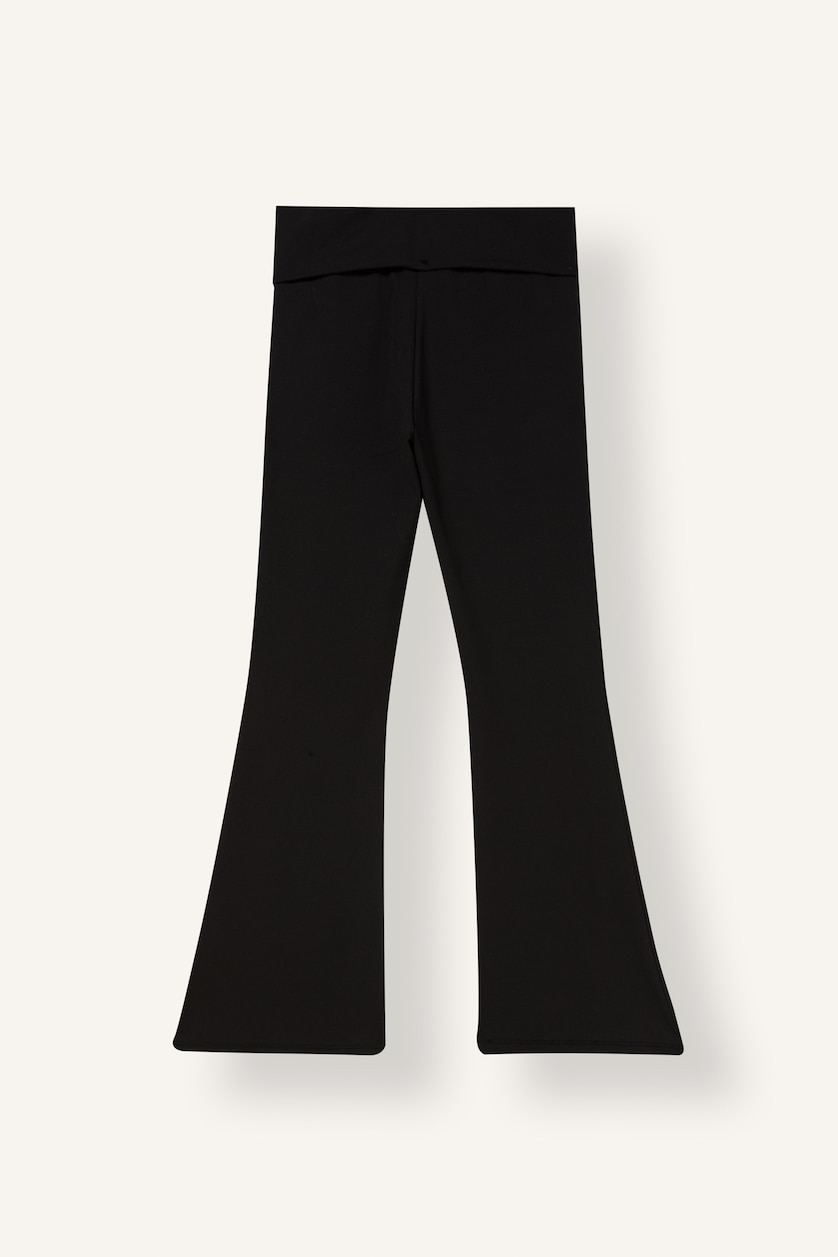 Young Girls - Teen Girls Black Girl Flare Long Length Leggings