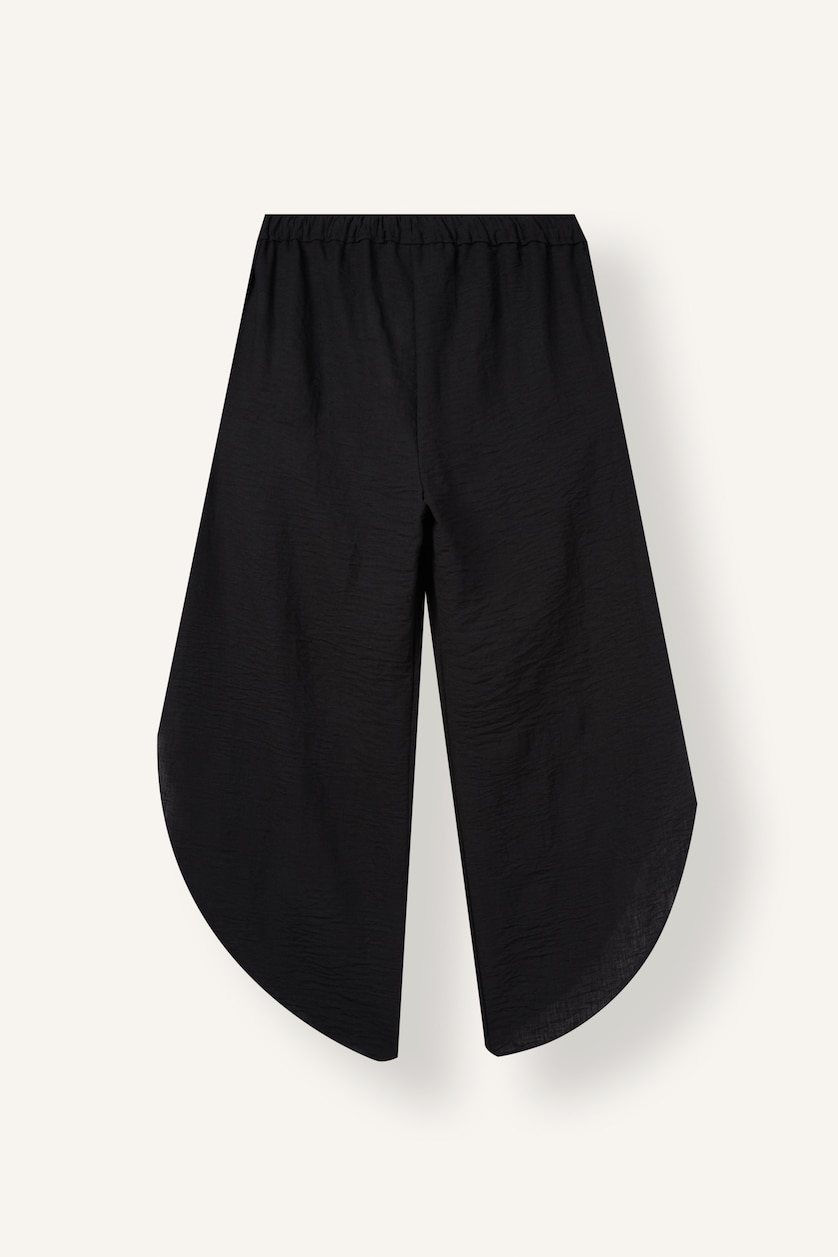 Women Black Normal Waist Trousers
