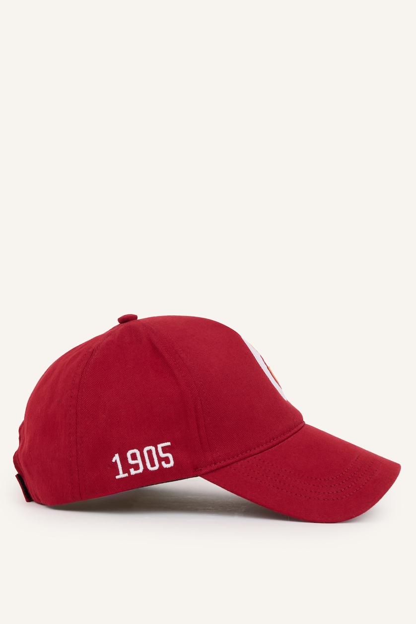 Erkek Çocuk - Genç Erkek Kırmızı Galatasaray Etiketli Cap Şapka Erkek Çocuk